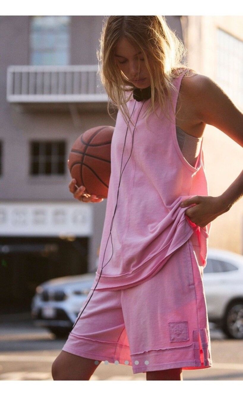Free People Solstice Set ( Only Top) Summer Lovin Pink Sz XS NWOT